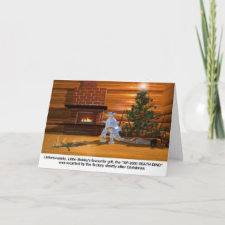 クリスマス: 死ディーノは子供を蒸発させます シーズンカード