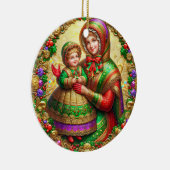 クリスマス～母と子19世紀～ セラミックオーナメント (右)