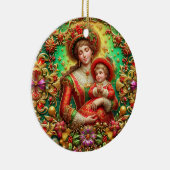 クリスマス～母と子19世紀～ セラミックオーナメント (右)