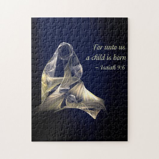 クリスマス – 母と子 ジグソーパズル (縦)