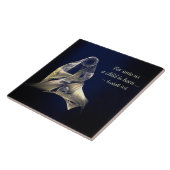 クリスマス – 母と子 タイル (側面)