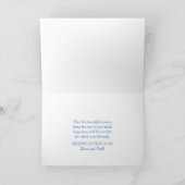 クリスマス – 母/パパ – 青 – 雪/木/風光明媚 (内部)