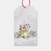 クリスマス 水彩画 お名前入り ギフトタグ (裏面)