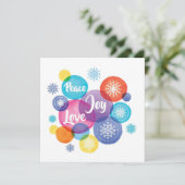 クリスマス |水彩 – ピースラブジョイ引用文 (スタンド正面)