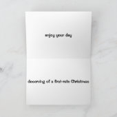 **クリスマス**永遠の**に願うクラシック** カード (内部)