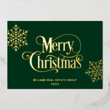 クリスマス 法人向け グリーティング ゴールド