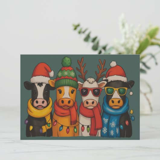 クリスマス 牛 愛好者 ファームハウス 農場 サンタ ハイランド (スタンド正面)