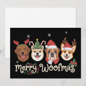 クリスマス 犬の飼い主 ギフト ホリデー 楽しい ウーフマス (正面/裏面)