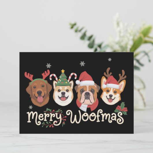 クリスマス 犬の飼い主 ギフト ホリデー 楽しい ウーフマス (スタンド正面)