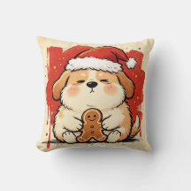 クリスマス 犬 中国の干支スロー枕