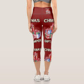 クリスマス，狙撃兵，贈り物，軍隊 カプリレギンス (裏面)