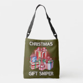 クリスマス，狙撃兵，贈り物，軍隊 クロスボディバッグ (裏面)