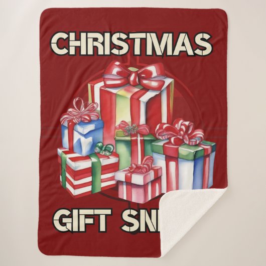 クリスマス，狙撃兵，贈り物，軍隊 シェルパブランケット (正面)