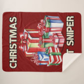 クリスマス，狙撃兵，贈り物，軍隊 シェルパブランケット (正面(横))