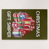 クリスマス，狙撃兵，贈り物，軍隊 ジグソーパズル (横)