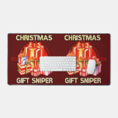 クリスマス，狙撃兵，贈り物，軍隊 デスクマット (キーボード&マウス)