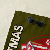 クリスマス，狙撃兵，贈り物，軍隊 ビーチタオル (インサイチュ)