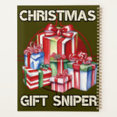 クリスマス，狙撃兵，贈り物，軍隊 プランナー手帳 (裏面)