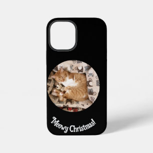 クリスマス, 猫の写真, iPhone 12 MINIケース