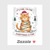 クリスマス 猫 キリスト教 メリークリスマス Tシャツ シール (シート)