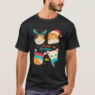 クリスマス 猫 クリスマス 子猫 クリスマス Xmas ギフト Tシャツ