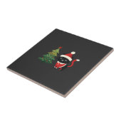 クリスマス 猫 サンタ ツリー ベクター タイル (側面)