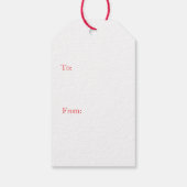 クリスマス+猫+ツリーギフトタグ ギフトタグ (裏面)