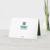 クリスマス-猫-バターおよび豚のよう シーズンカード (裏面)