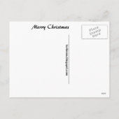 クリスマス、白の夢 シーズンポストカード (裏面)