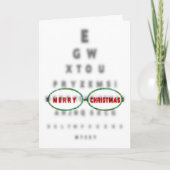 クリスマス – 眼科医 – EYE CHART (正面)