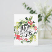 クリスマス，祝日，飾り付け，お祝い ポストカード (スタンド正面)