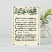 クリスマス、神の残り皆メリーさんヴィンテージ シーズンカード (スタンド正面)