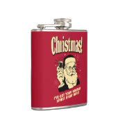 クリスマス:私は得ここにあなたの休日の精神がある フラスク (右)