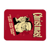 クリスマス：私は得ここにあなたの休日の精神がある マグネット (横)