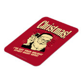 クリスマス：私は得ここにあなたの休日の精神がある マグネット (左側)