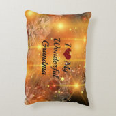 クリスマス – 私は私の素晴らしい祖母が大好き アクセントクッション (裏面(縦))