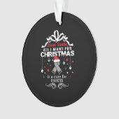 クリスマス – 糖尿病認識度シャツ オーナメント (正面)