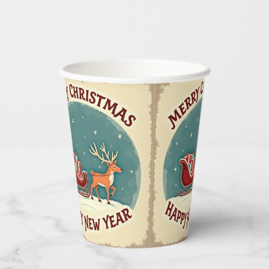 クリスマス 紙コップ (裏面)
