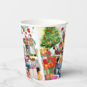 クリスマス 紙コップ (裏面)