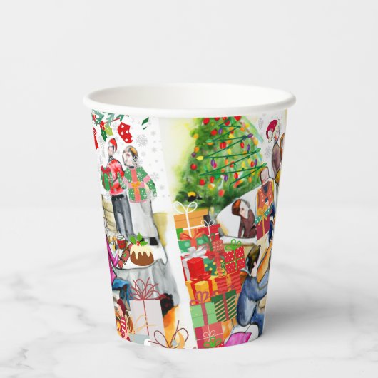 クリスマス 紙コップ (裏面)