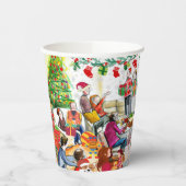 クリスマス 紙コップ (左)