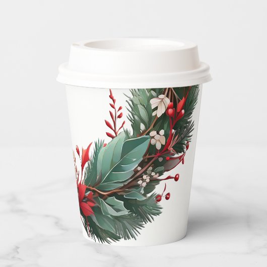 クリスマス 紙コップ (裏面)