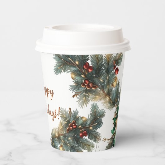 クリスマス 紙コップ (裏面)