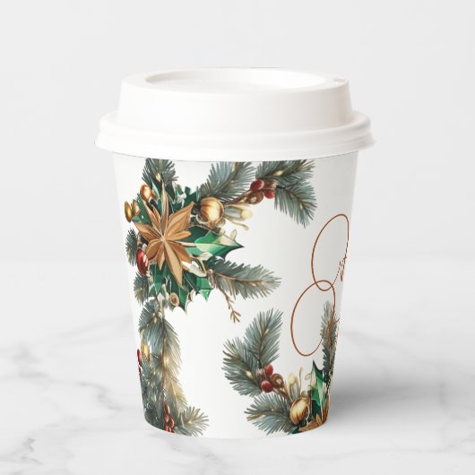 クリスマス 紙コップ (正面)