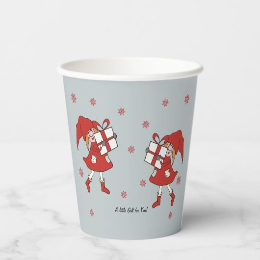 クリスマス 紙コップ (裏面)