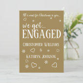 クリスマス 結婚するよ 報告 案内状 (スタンド正面)