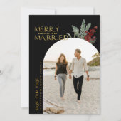 クリスマス 結婚式 写真 セーブザデート (正面)