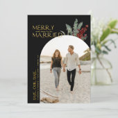 クリスマス 結婚式 写真 セーブザデート (スタンド正面)