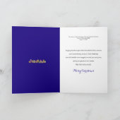 クリスマス、聖夜、キリスト教、ベツレヘムの星 シーズンカード (内部)