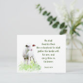 クリスマス 聖書 引用  inspirational  詩 カード (スタンド正面)